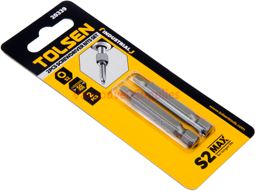 Square head store screwdriver bit set